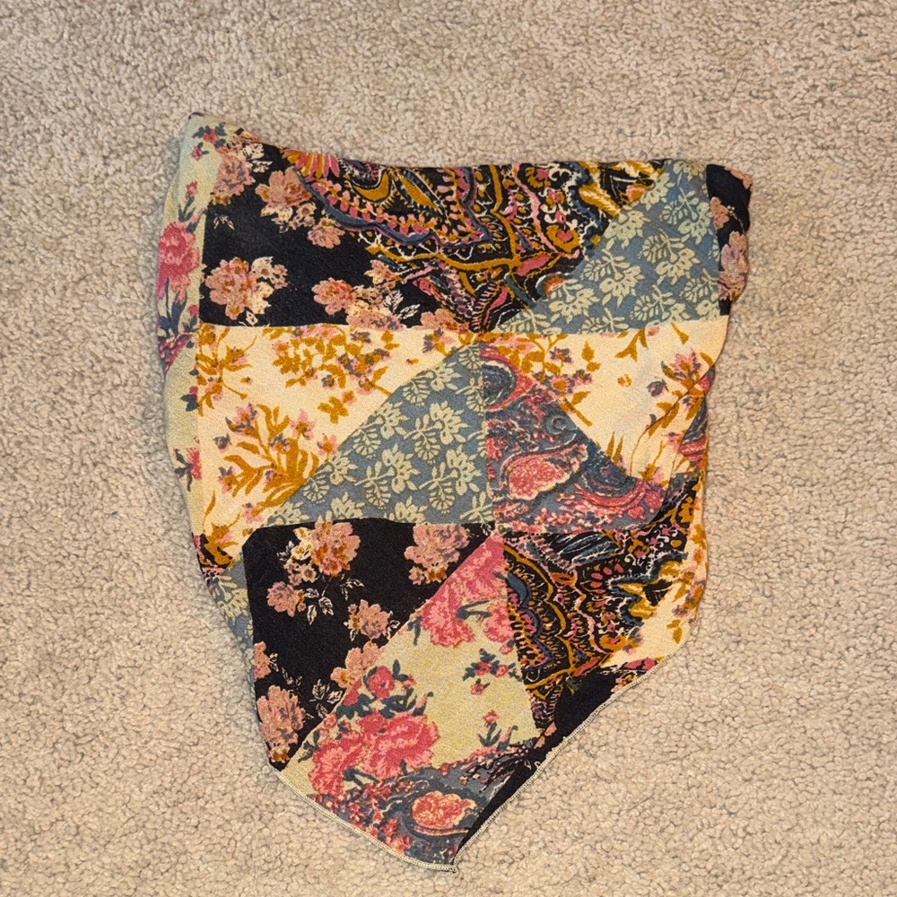Free People Floral Patchwork Women’s bandeau top